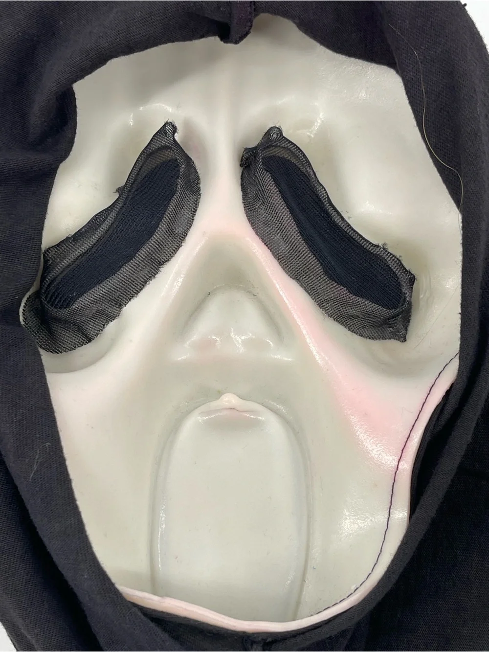 Vintage Scream Ghostface Mask Easter Unlimited MK Cotton Shroud Green Glow